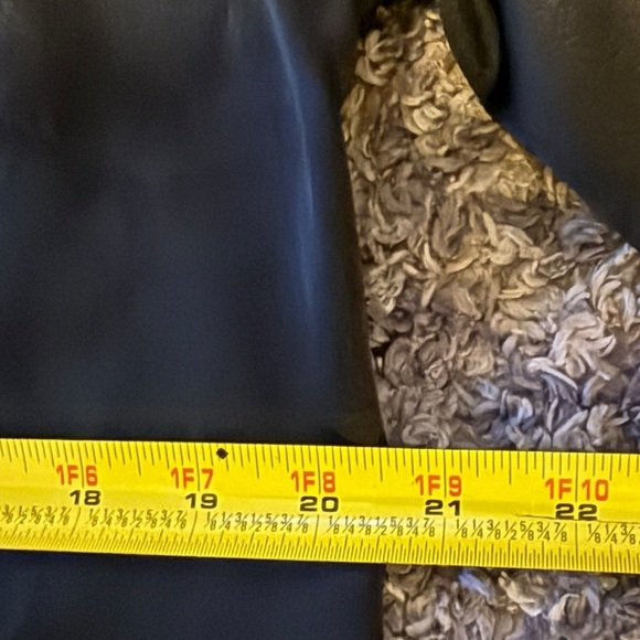 Denim & Flower Black Satin Button-Up Shirt – Size m - Picture 5 of 5